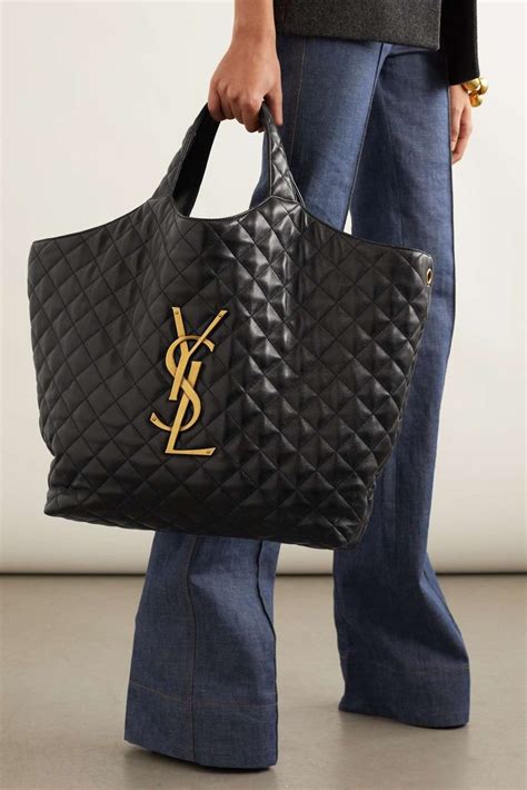 buy vintage ysl bag|ysl large quilted tote bag.